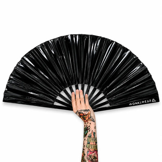 Black Raven XL Festival Fan WonkiWear