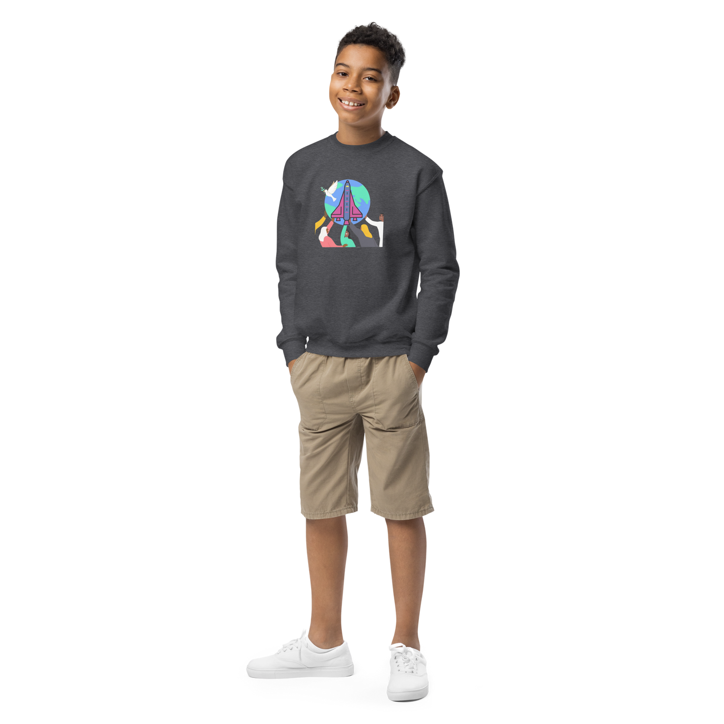 First Home Youth crewneck sweatshirt - First Home