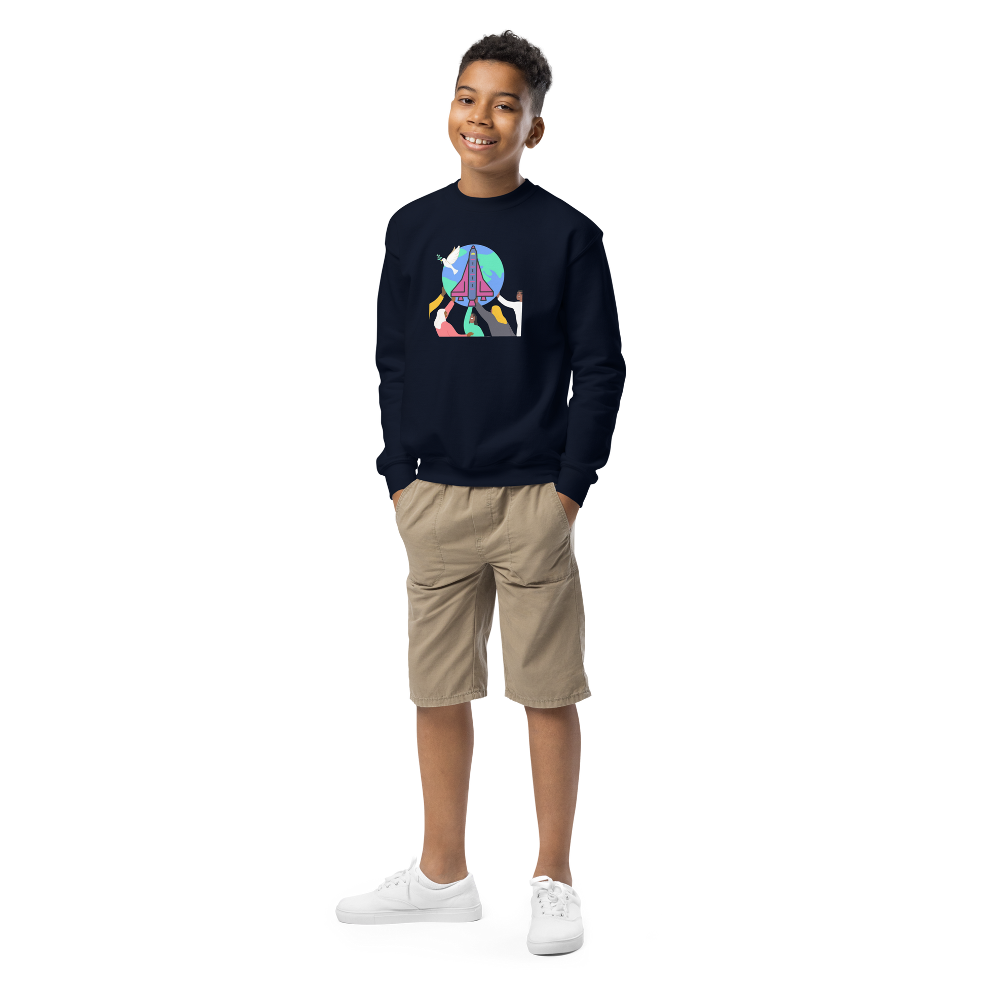 First Home Youth crewneck sweatshirt - First Home