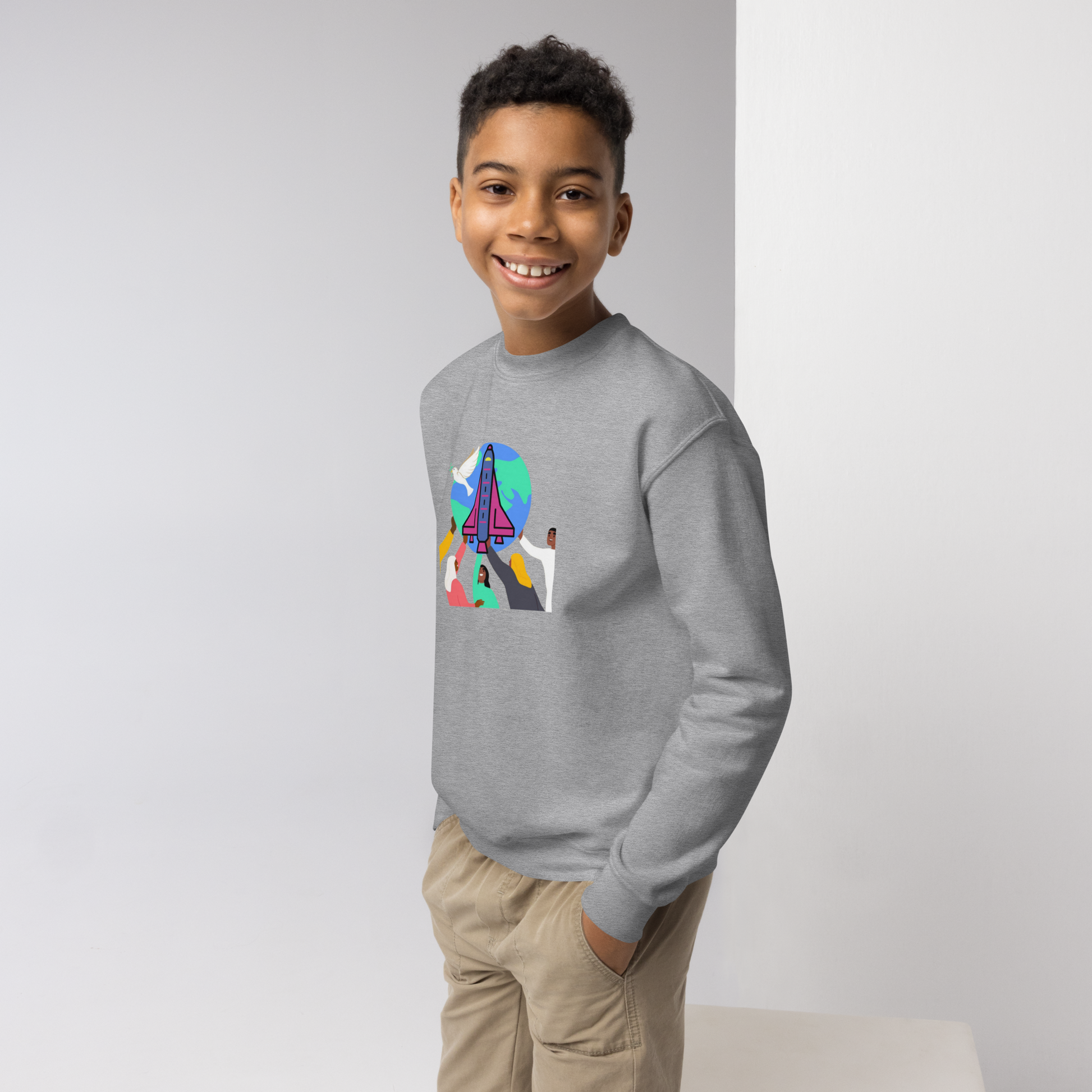 First Home Youth crewneck sweatshirt - First Home