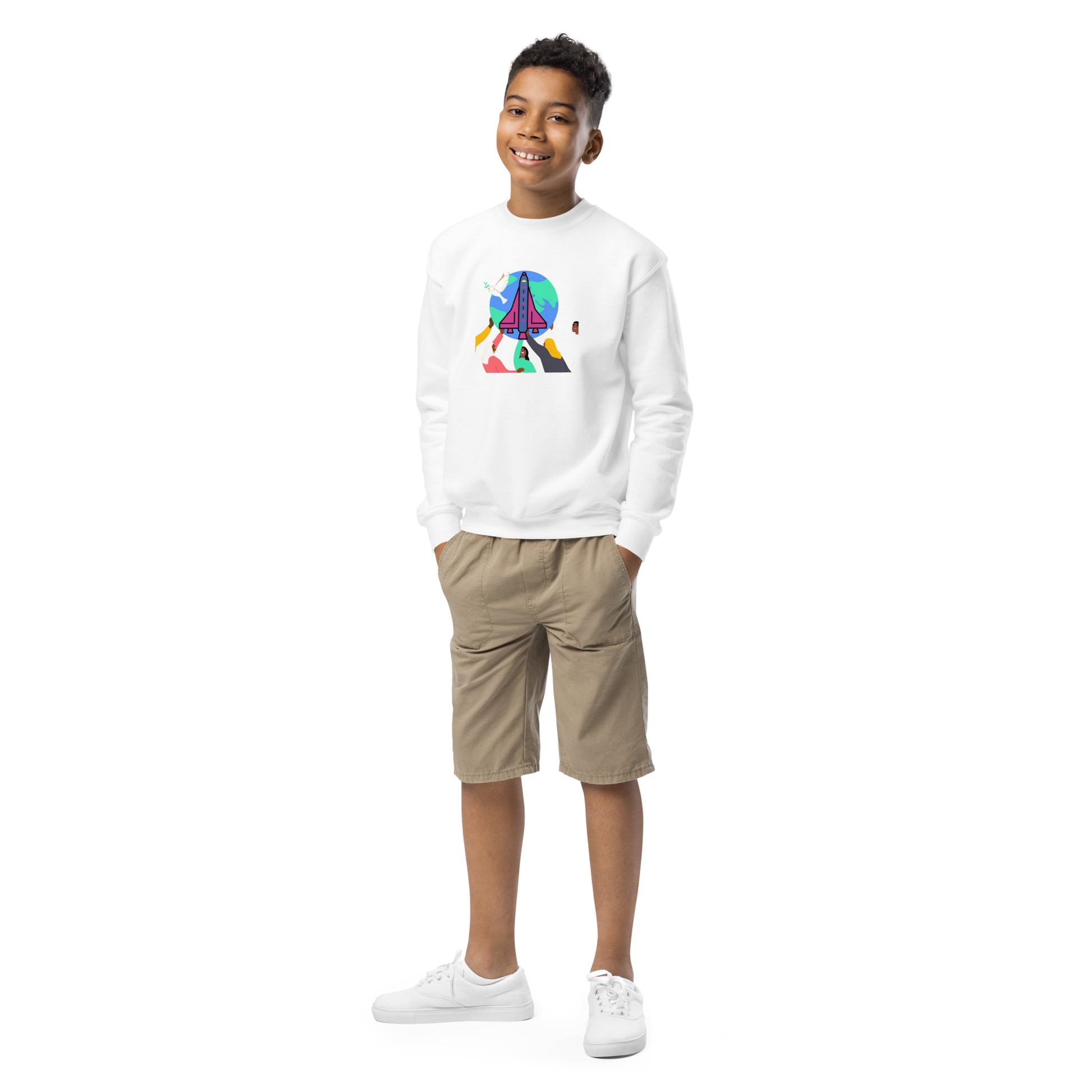 First Home Youth crewneck sweatshirt - First Home