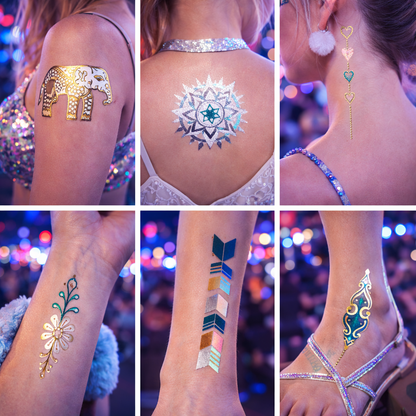 Zazen Metallic Tattoos